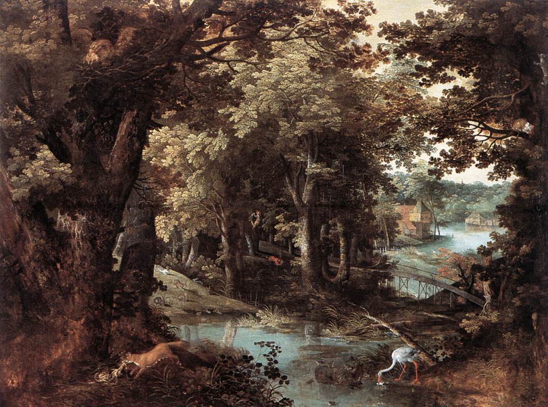 Landscape with Fables by STALBEMT, Adriaen van