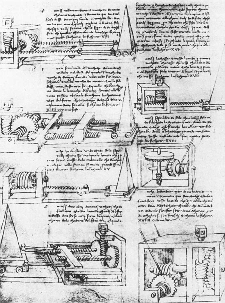 Illustrations from the Trattato di architettura by FRANCESCO DI GIORGIO MARTINI