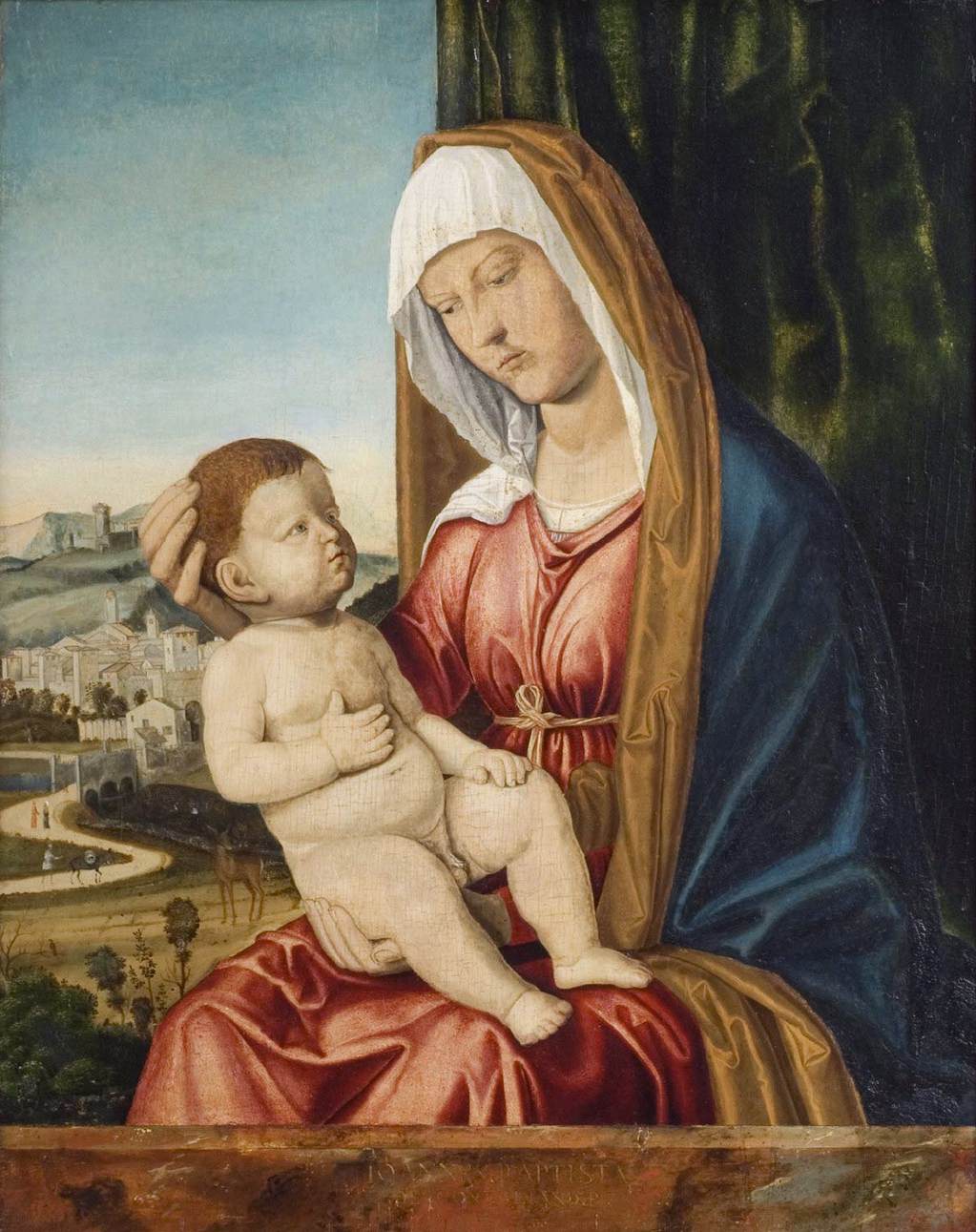 Virgin and Child before a Landscape by CIMA da Conegliano