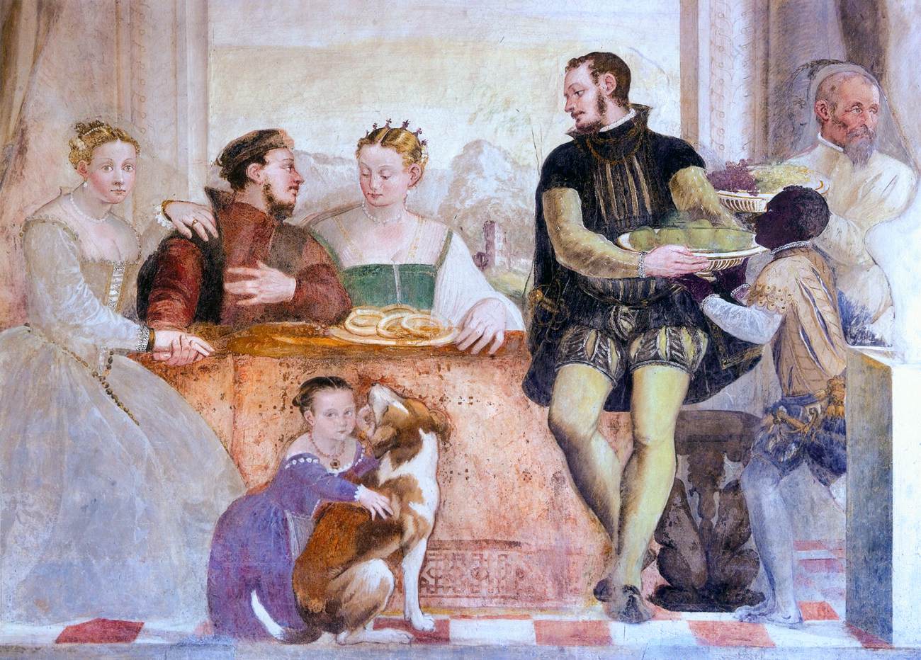 The Banquet by FASOLO, Giovanni Antonio