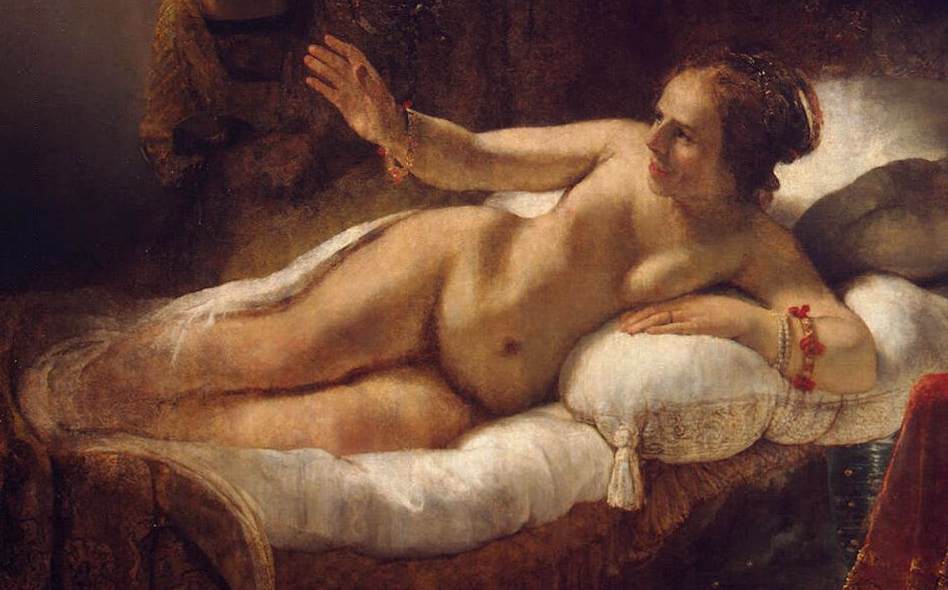 Danaë (detail) by REMBRANDT Harmenszoon van Rijn