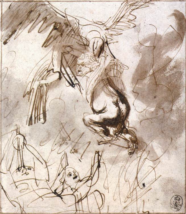 Abduction of Ganymede by REMBRANDT Harmenszoon van Rijn