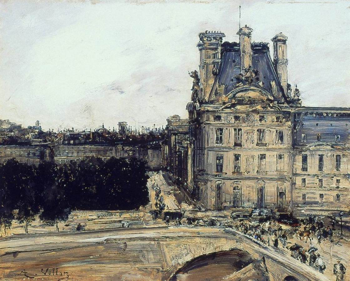 Corner of Louvre by VOLLON, Antoine