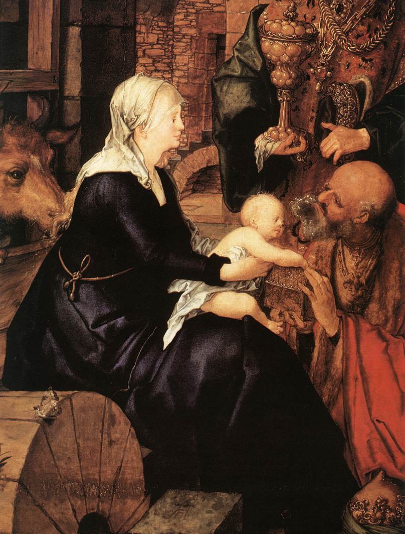 Adoration of the Magi (detail) by