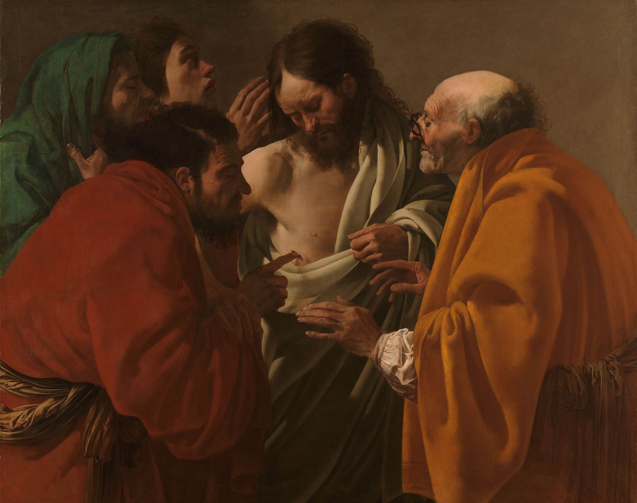 The Incredulity of St Thomas by TERBRUGGHEN, Hendrick