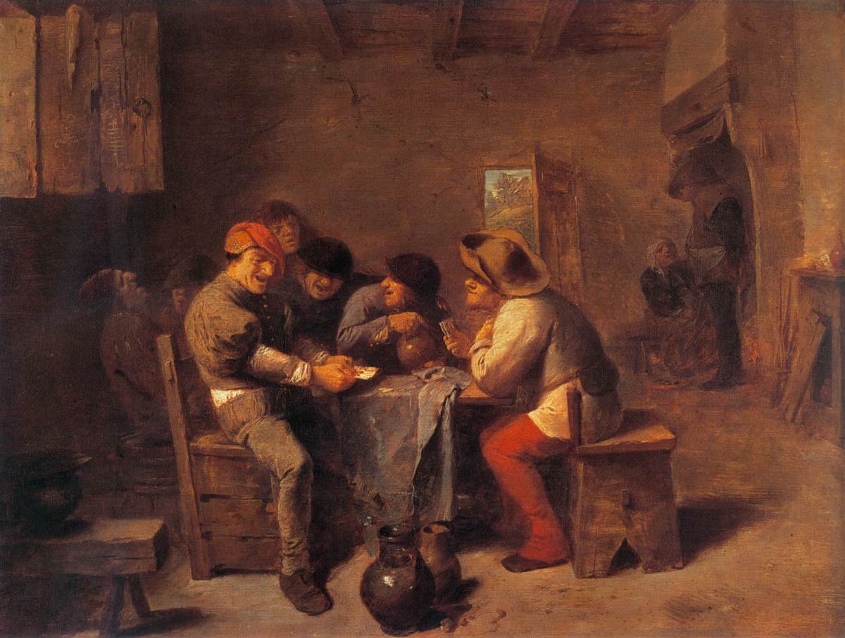 Cardplayers in an Inn by