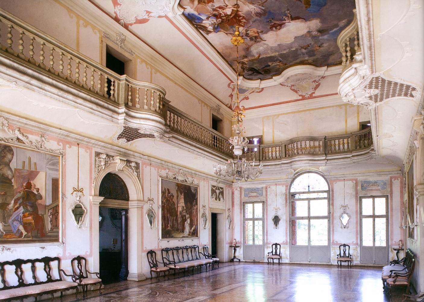 View of the ballroom by