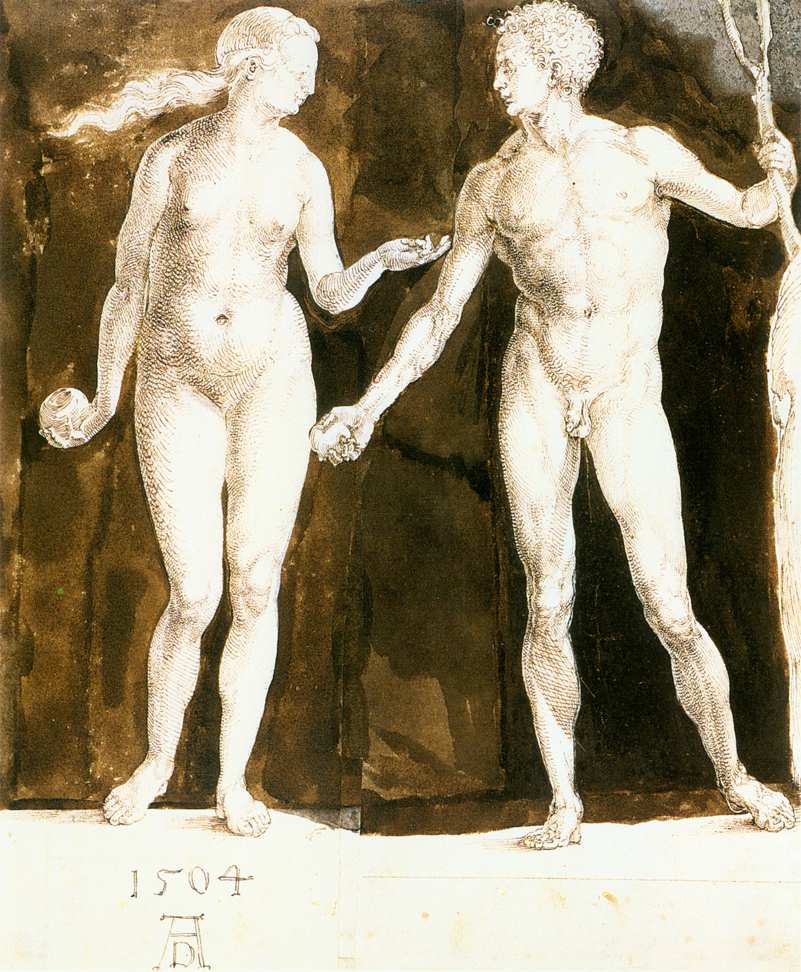 Adam and Eve by DÜRER, Albrecht