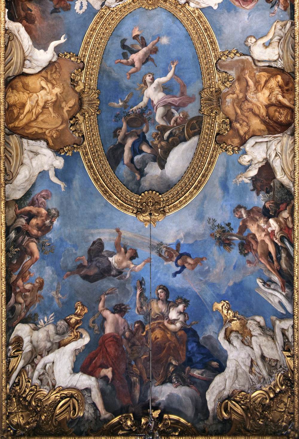 Ceiling of the Galleria del Daniel (south section) by SEITER, Daniel