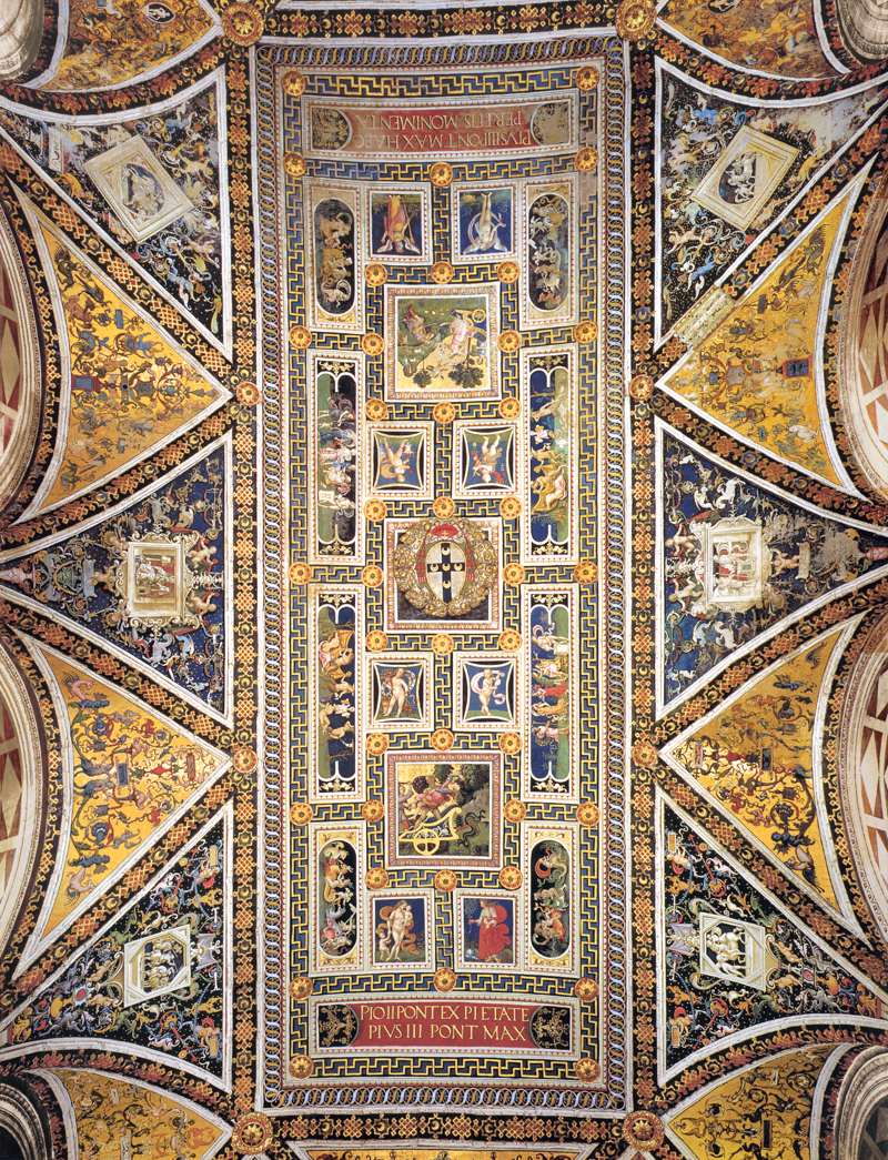 Ceiling decoration by PINTURICCHIO