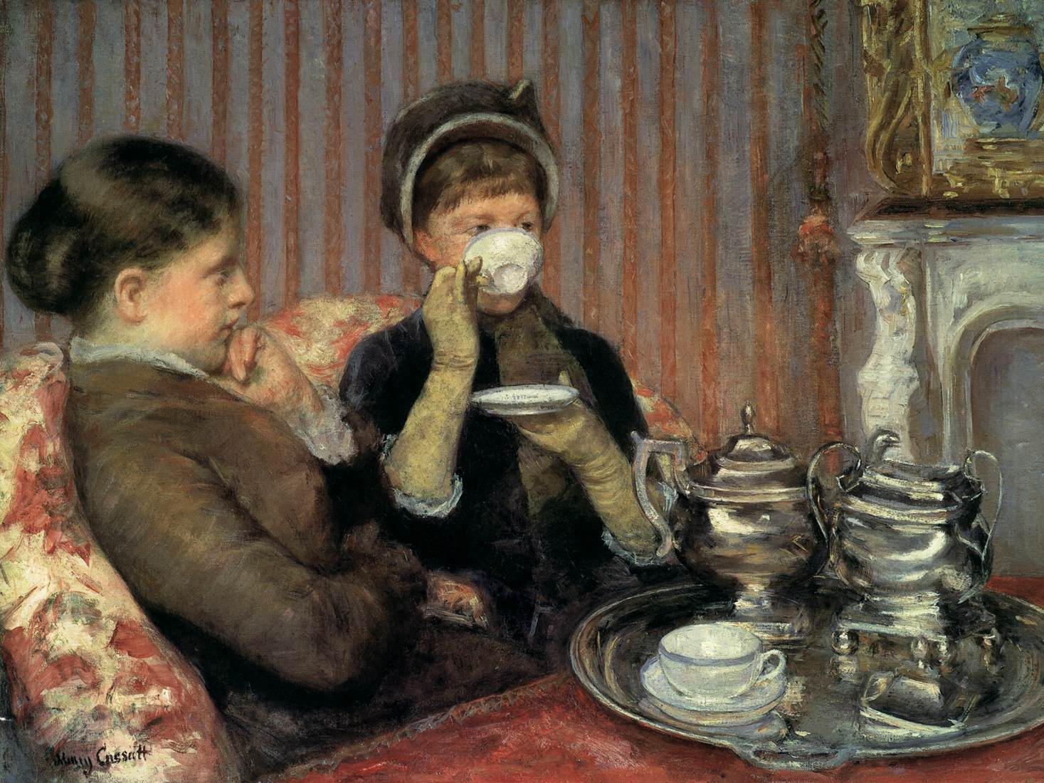 Five O'Clock Tea by CASSATT, Mary