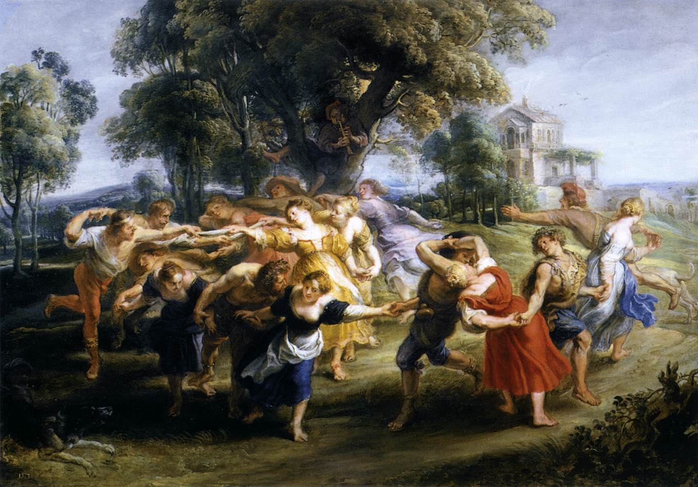 Dance of Italian Villagers by RUBENS, Peter Paul