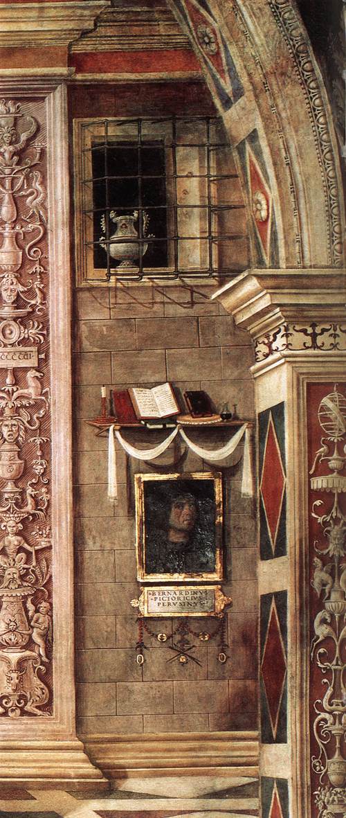 The Annunciation (detail) by PINTURICCHIO