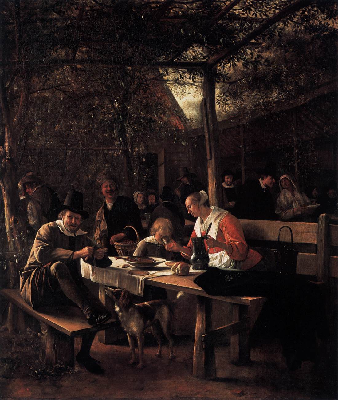 Tavern Garden by STEEN, Jan