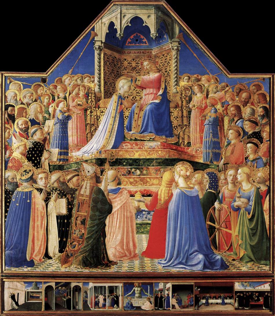 Coronation of the Virgin by ANGELICO, Fra