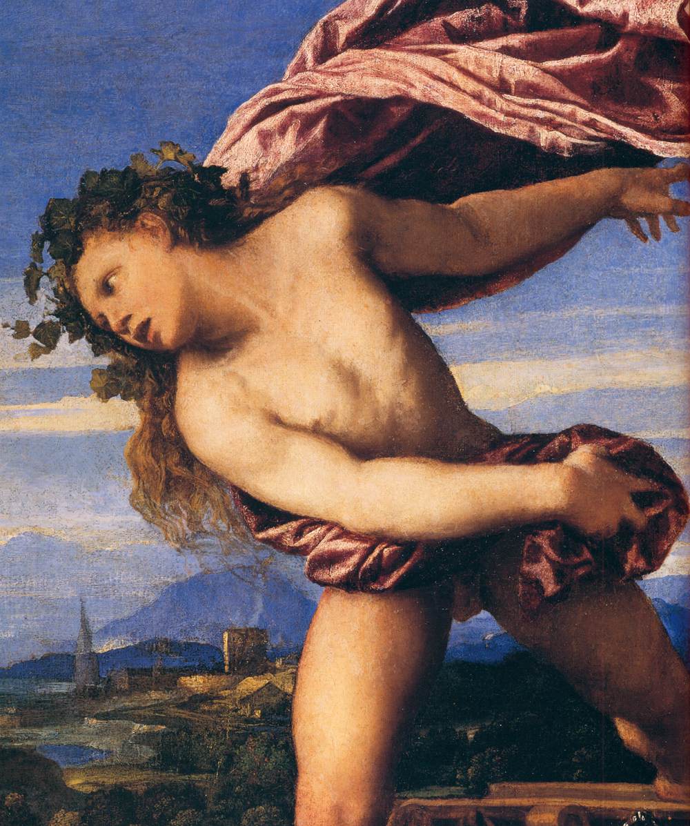 Bacchus and Ariadne (detail) by TIZIANO Vecellio