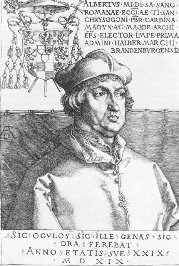 Cardinal Albrecht of Brandenburg; or, The Small Cardinal by DÜRER, Albrecht