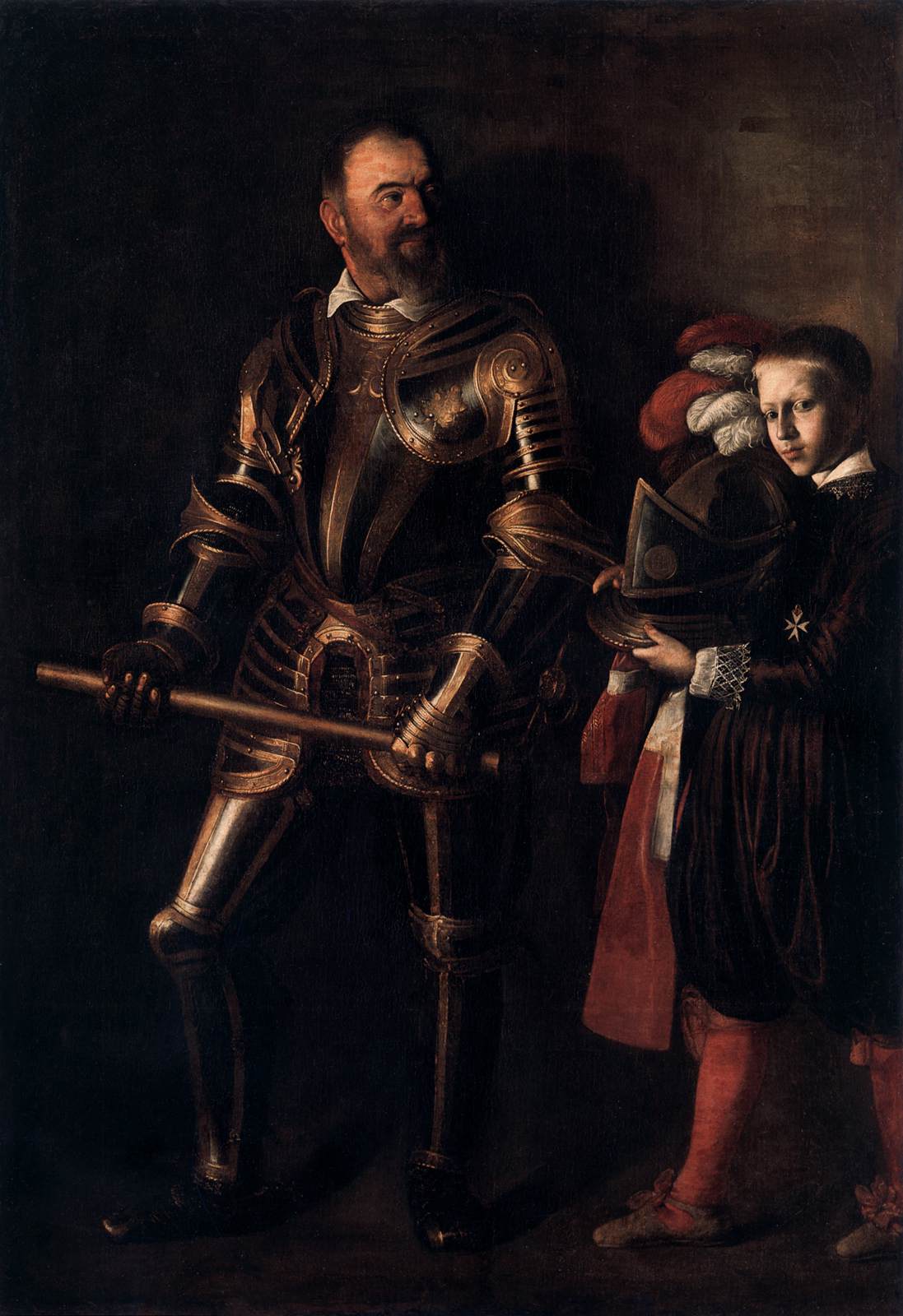 Portrait of Alof de Wignacourt with His Page by CARAVAGGIO