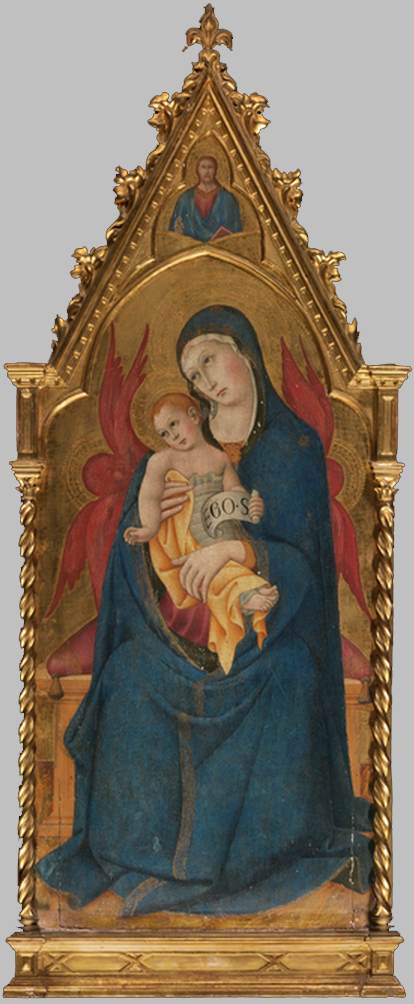 Virgin and Child Enthroned by