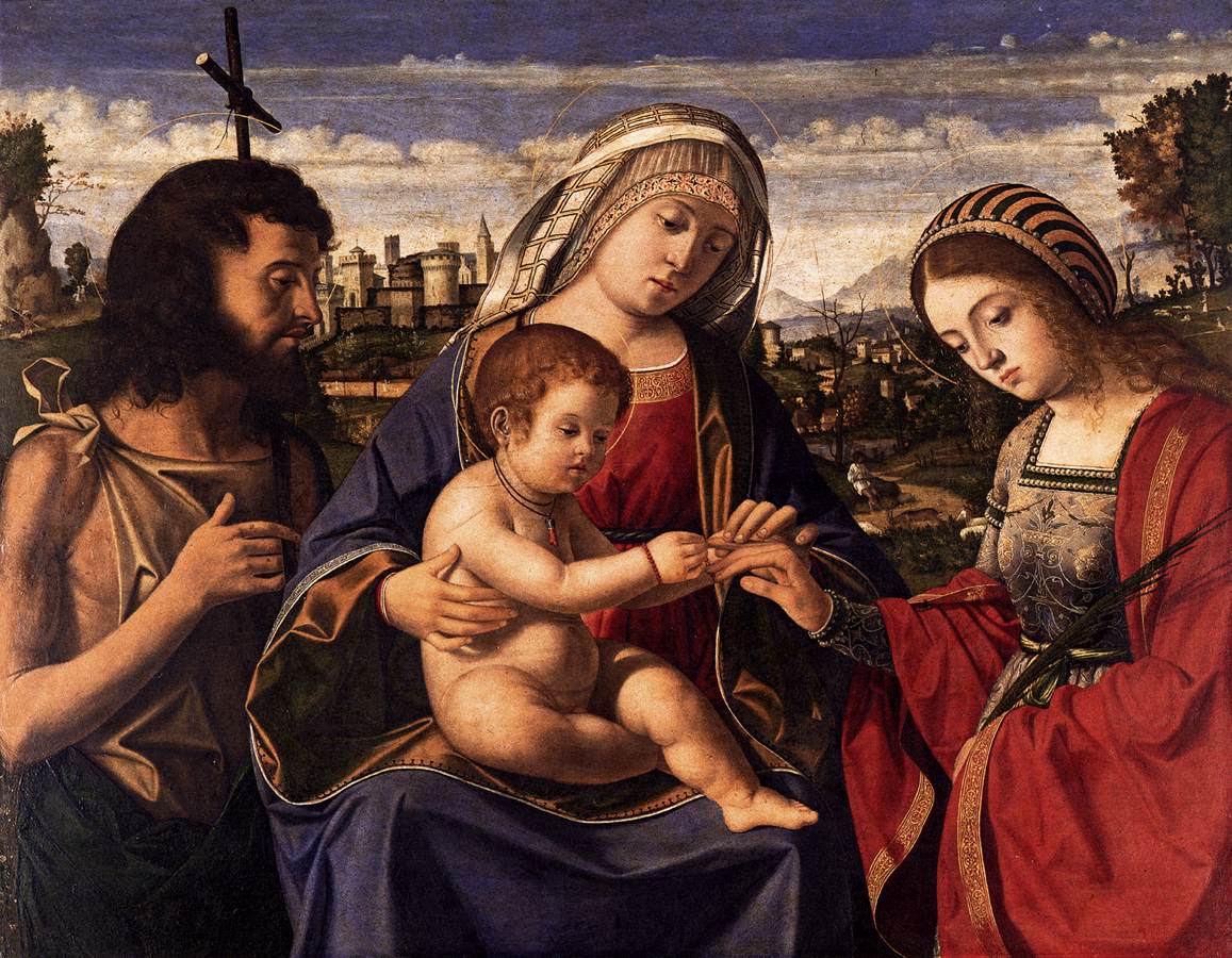 Mystic Marriage of St Catherine by