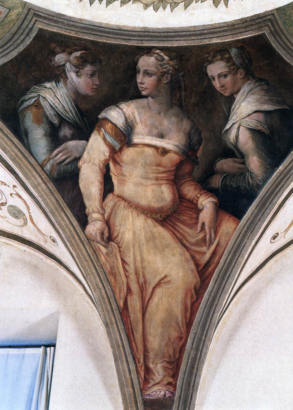 Ceiling decoration (detail) by VASARI, Giorgio