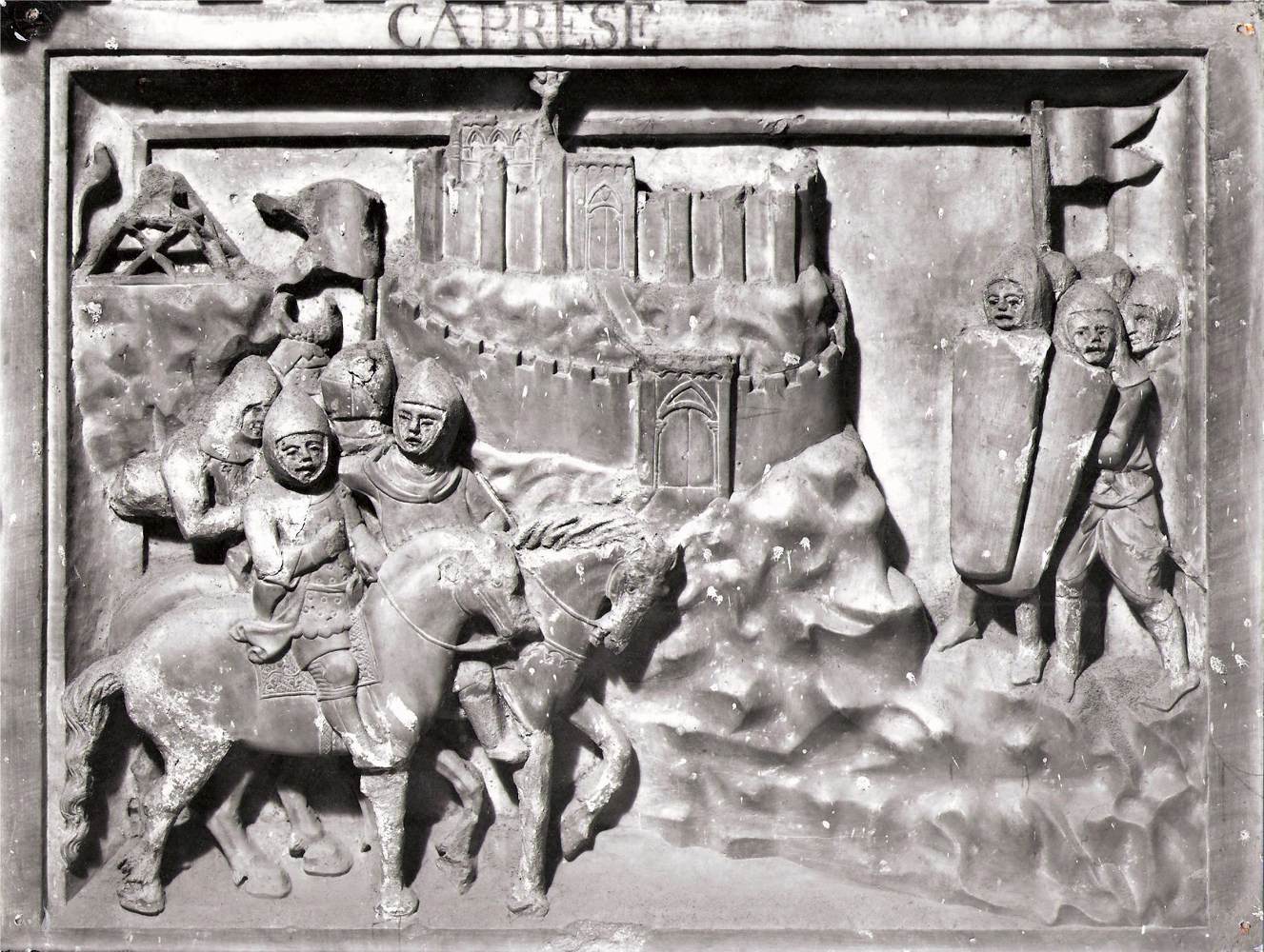 Monument to Bishop Guido Tarlati (detail) by AGNOLO DI VENTURA