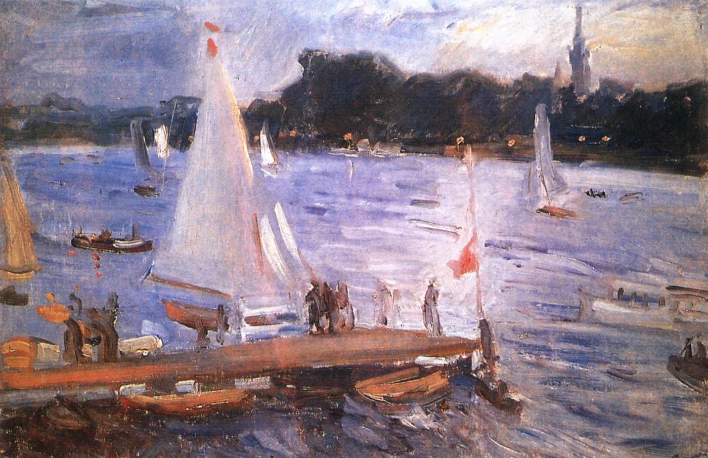 The Alster at Hamburg by SLEVOGT, Max