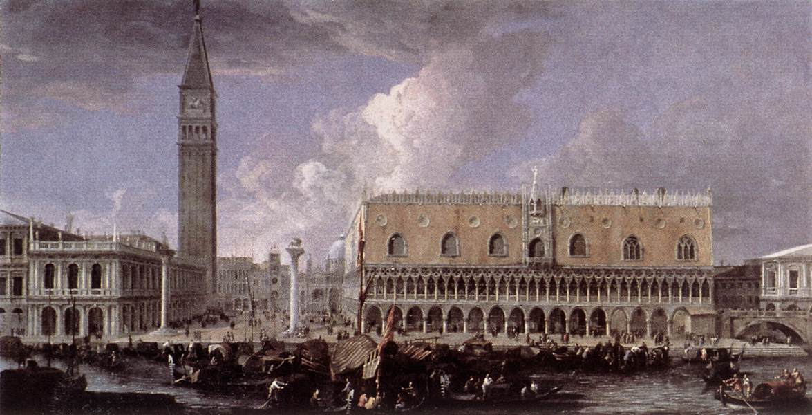 View of the Wharf from the Bacino di San Marco by CARLEVARIS, Luca