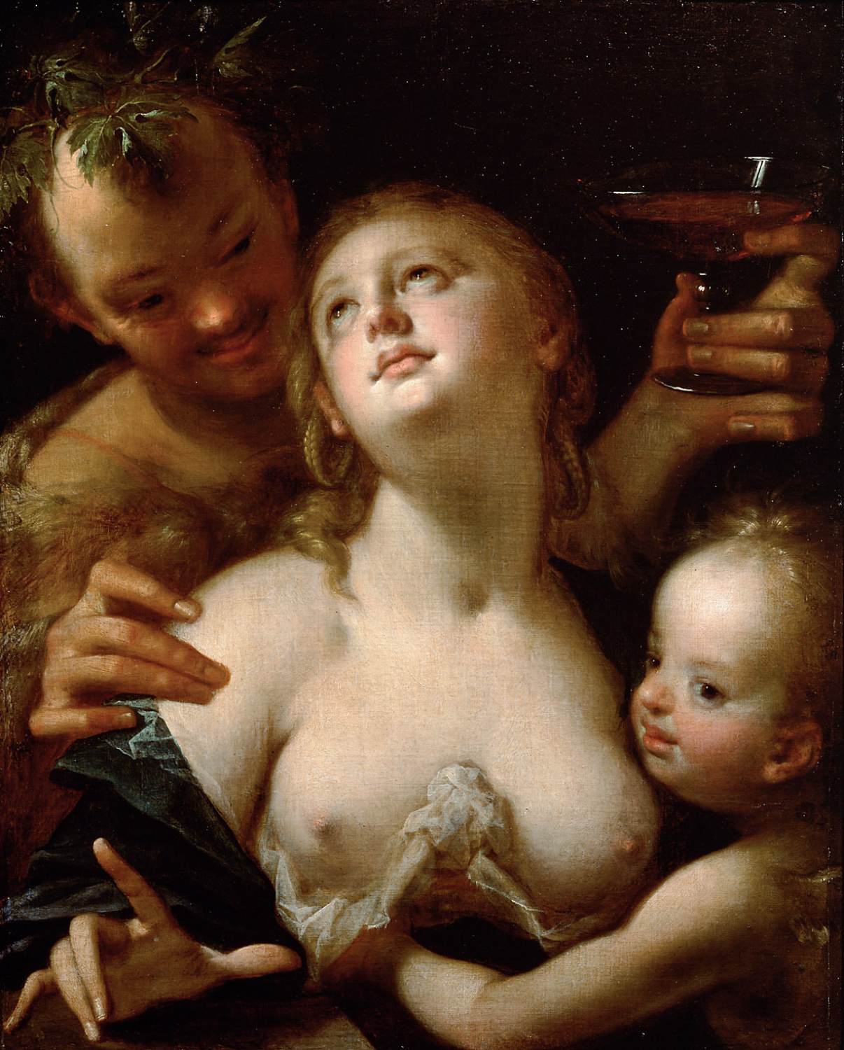 Bacchus, Venus and Cupid by