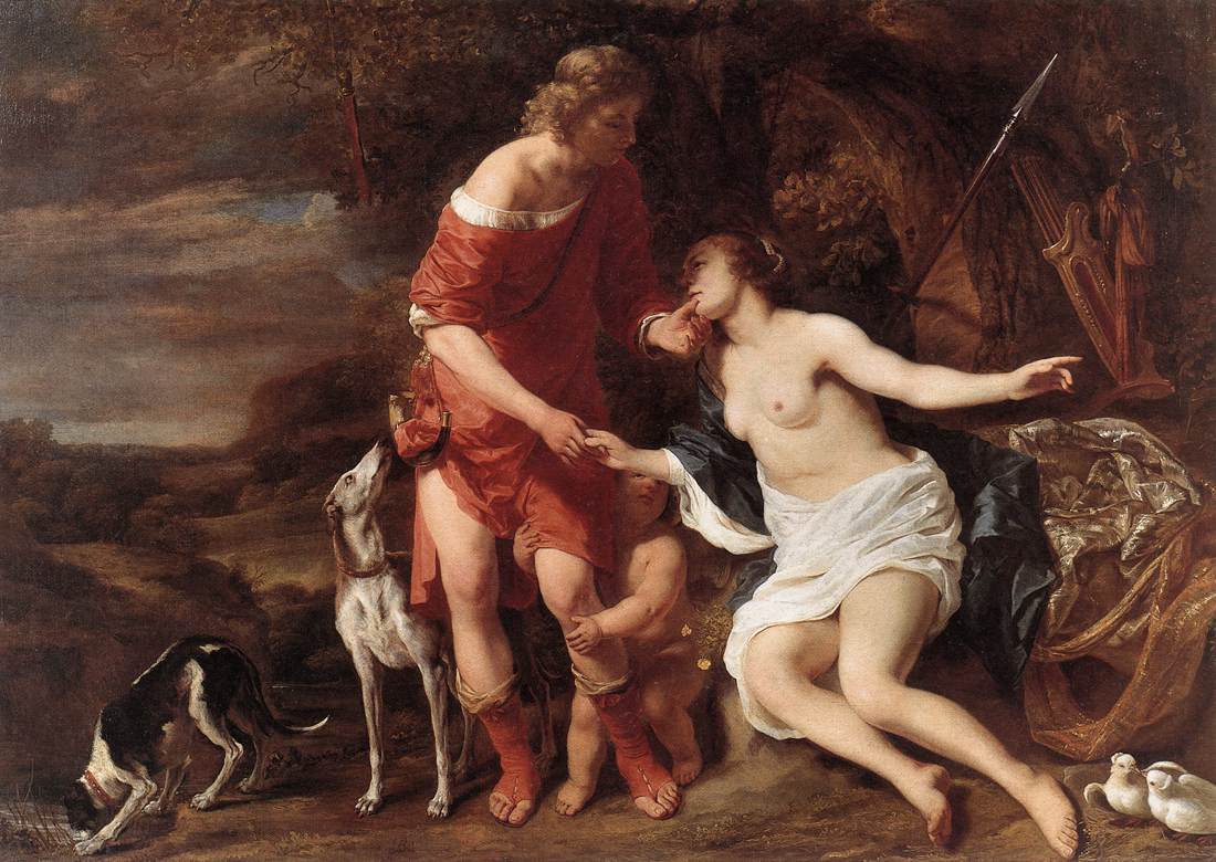 Venus and Adonis by BOL, Ferdinand