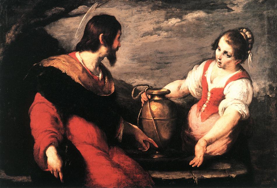 Christ and the Samaritan Woman by STROZZI, Bernardo