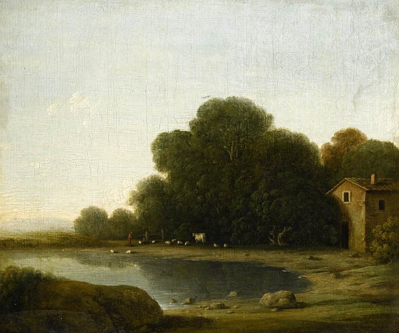 Landscape with a Herdsman by WALS, Goffredo