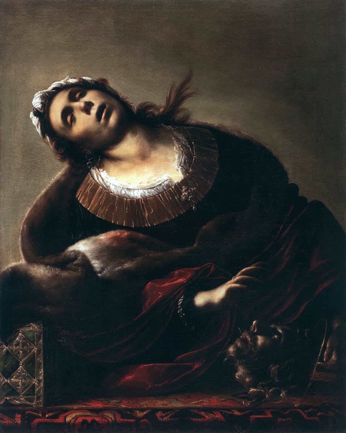 Herodias with the Head of Saint John the Baptist by CAIRO, Francesco del