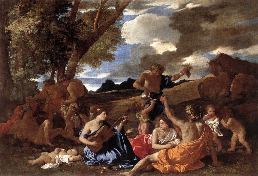 Bacchanal: the Andrians by POUSSIN, Nicolas