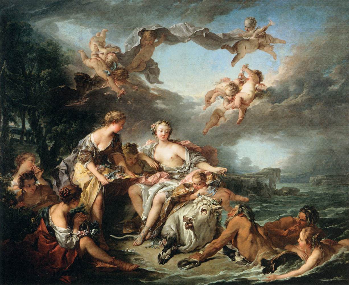 The Rape of Europa by BOUCHER, François