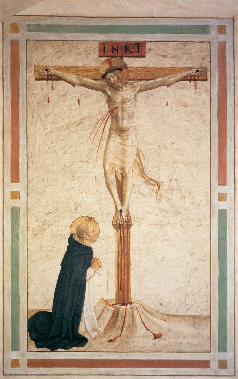 Crucifixion with St Dominic (Cell 17) by