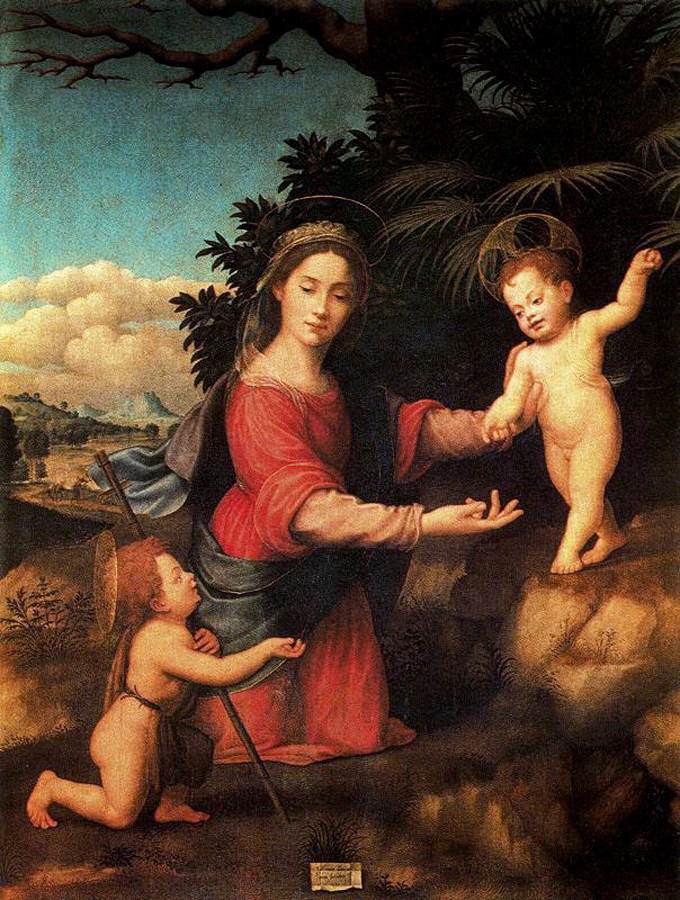 Virgin and Child with the Infant St John the Baptist by