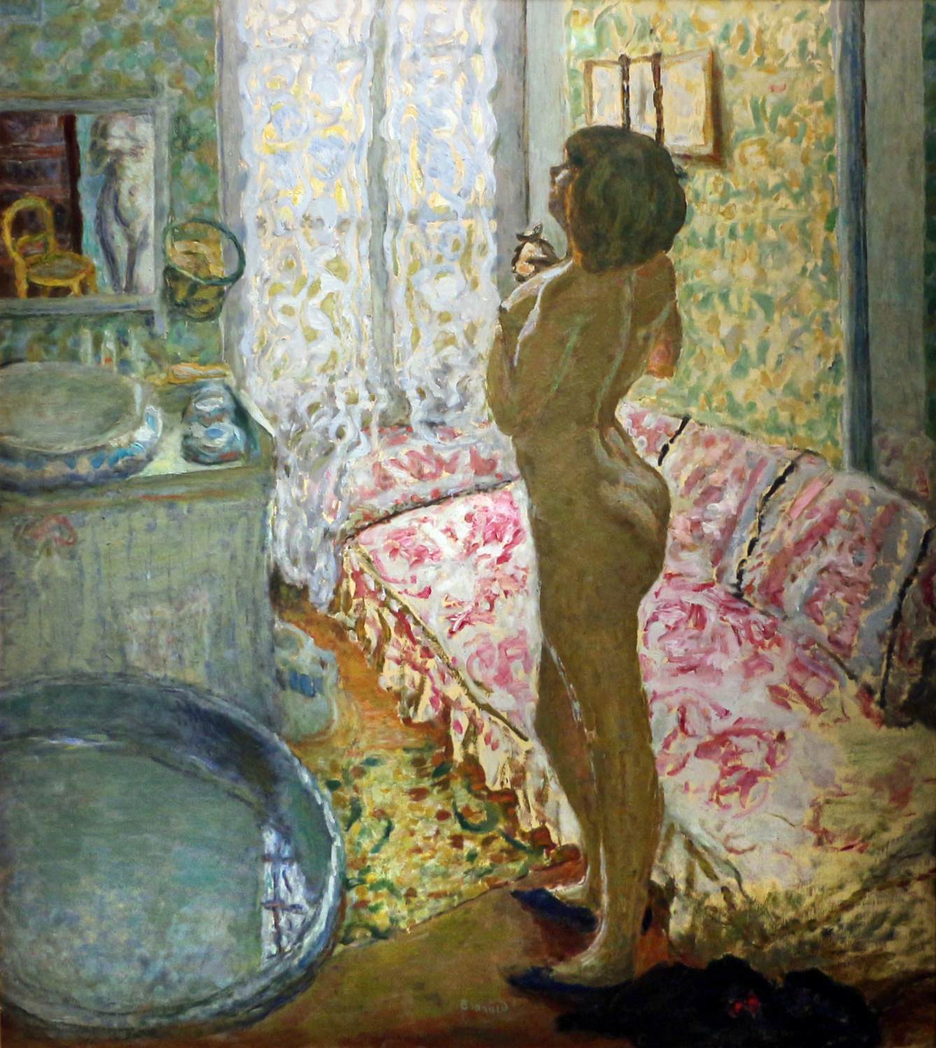 Nude in 'contre-jour' by BONNARD, Pierre