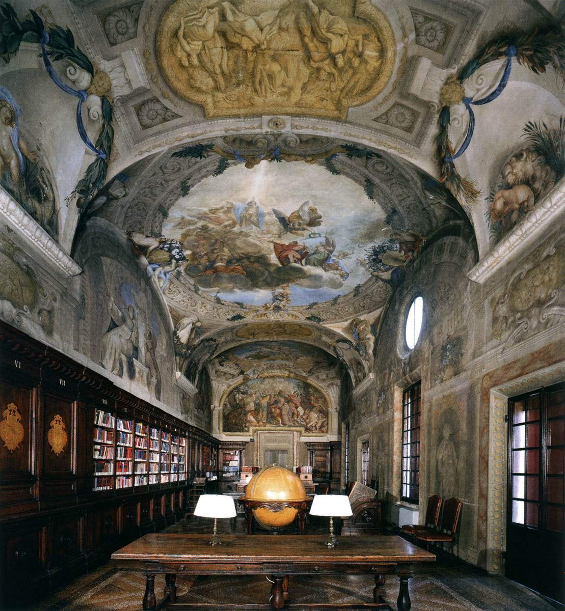 View of the library by CANUTI, Domenico Maria