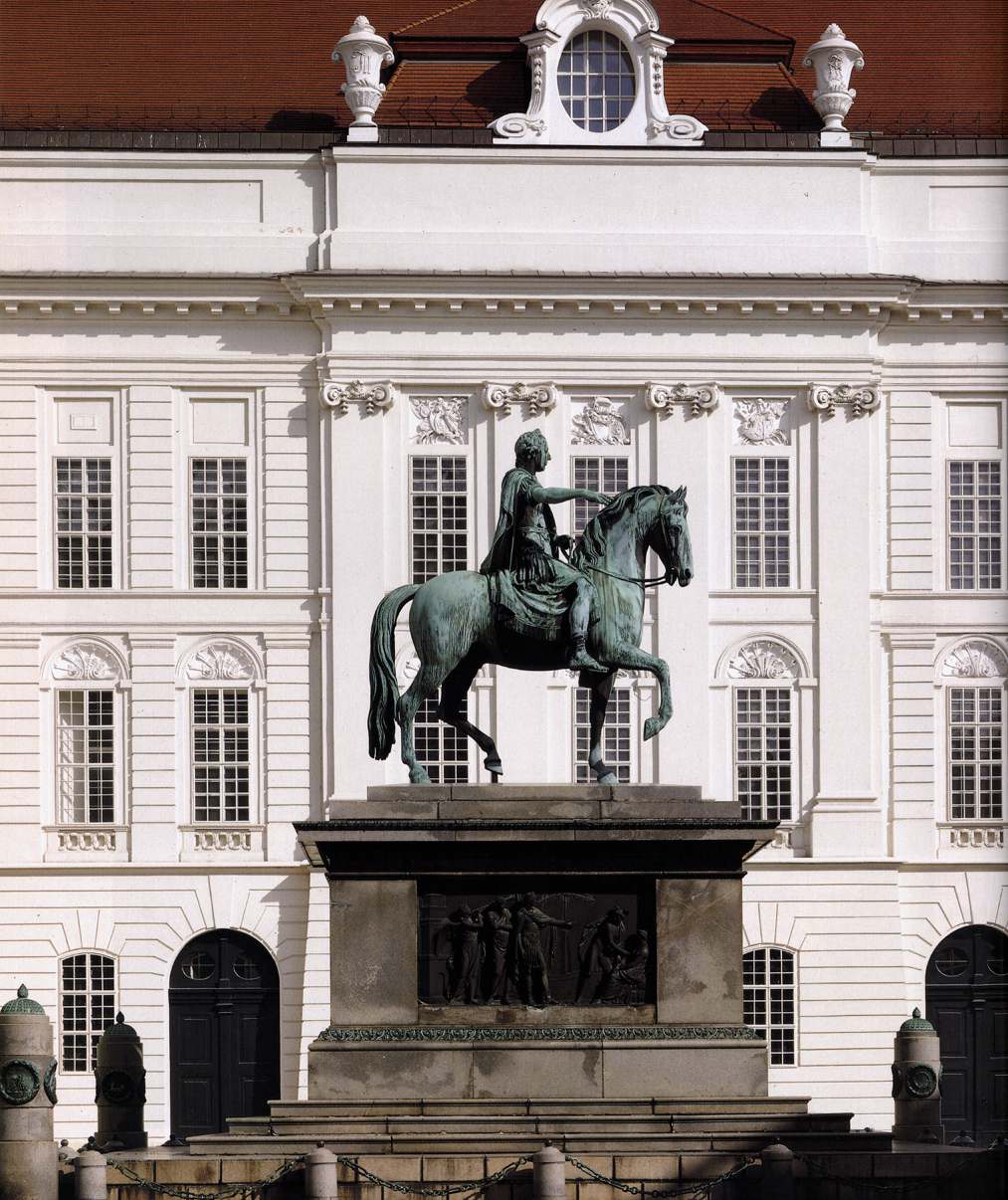 Equestrian statue of the Emperor Joseph II by ZAUNER, Franz Anton