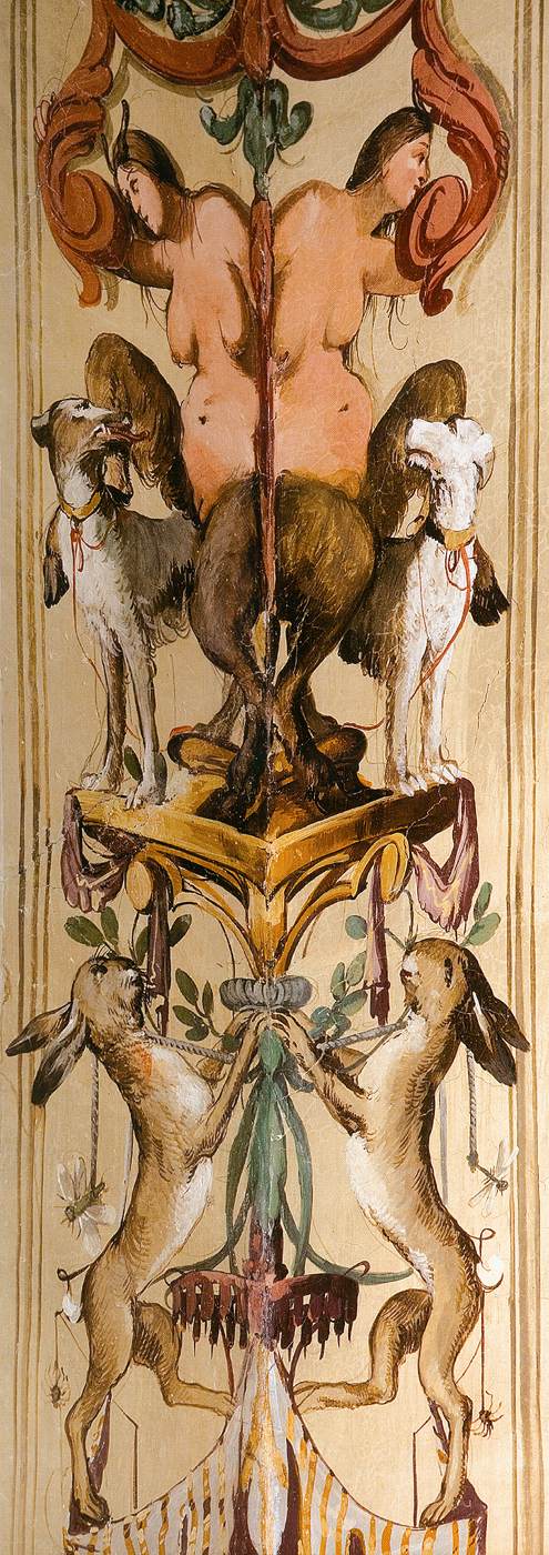 Corner candelabrum (detail) by CARPIONI, Giulio