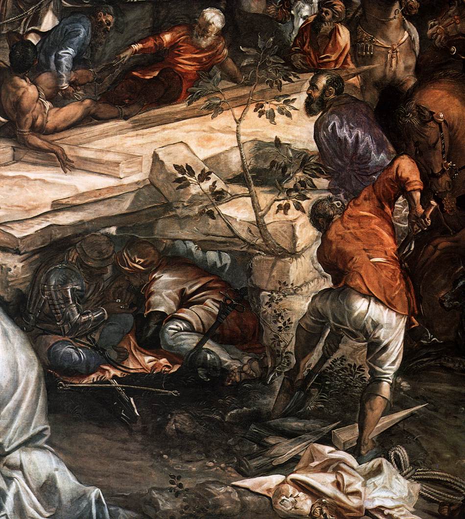 Crucifixion (detail) by TINTORETTO