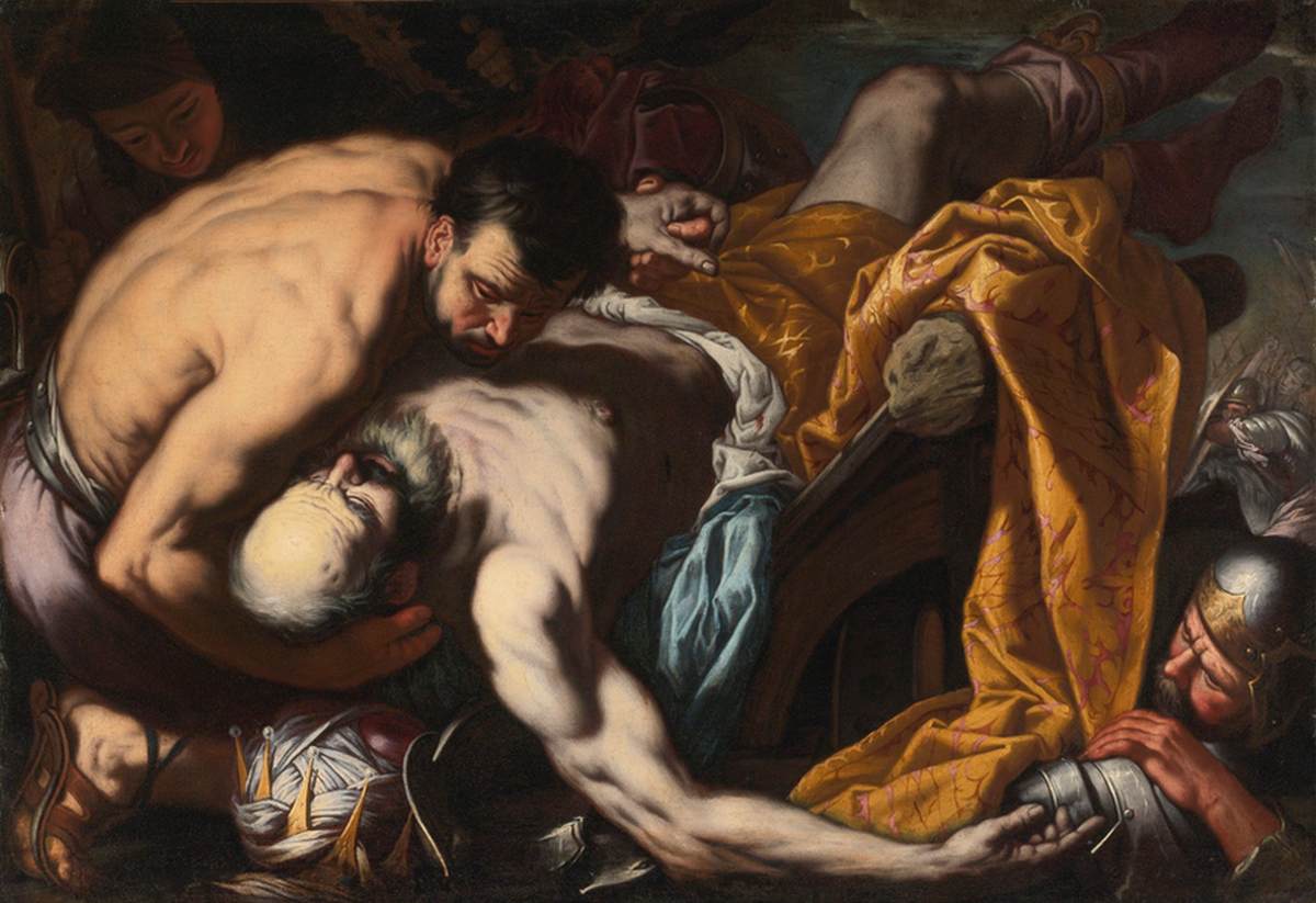 The Death of King Josiah by ZANCHI, Antonio