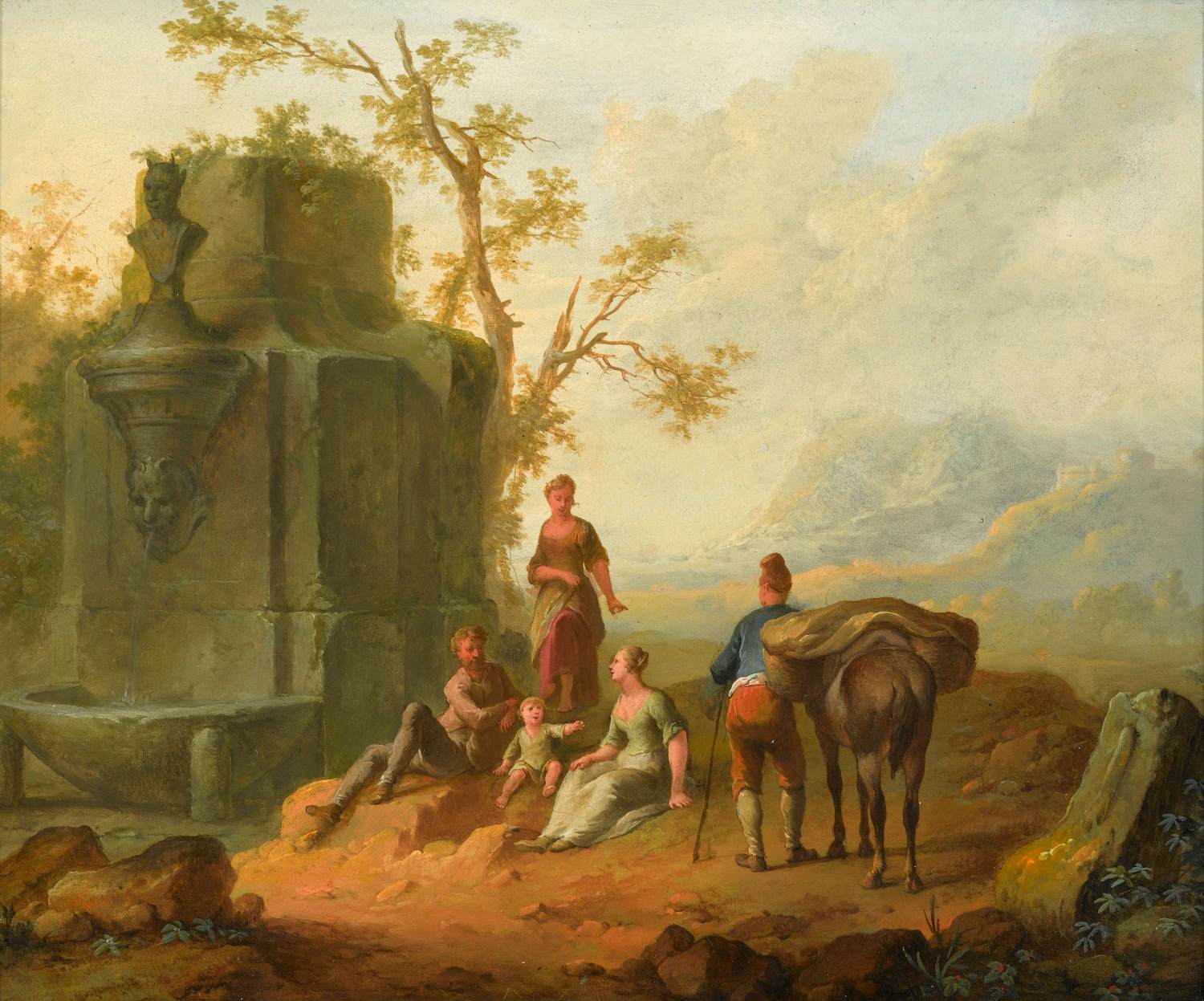 Classical Landscape by FERG, Franz de Paula