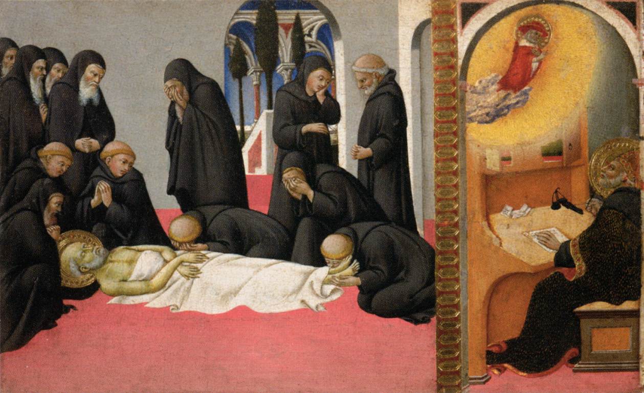 Scenes from the Life of St Jerome by SANO di Pietro