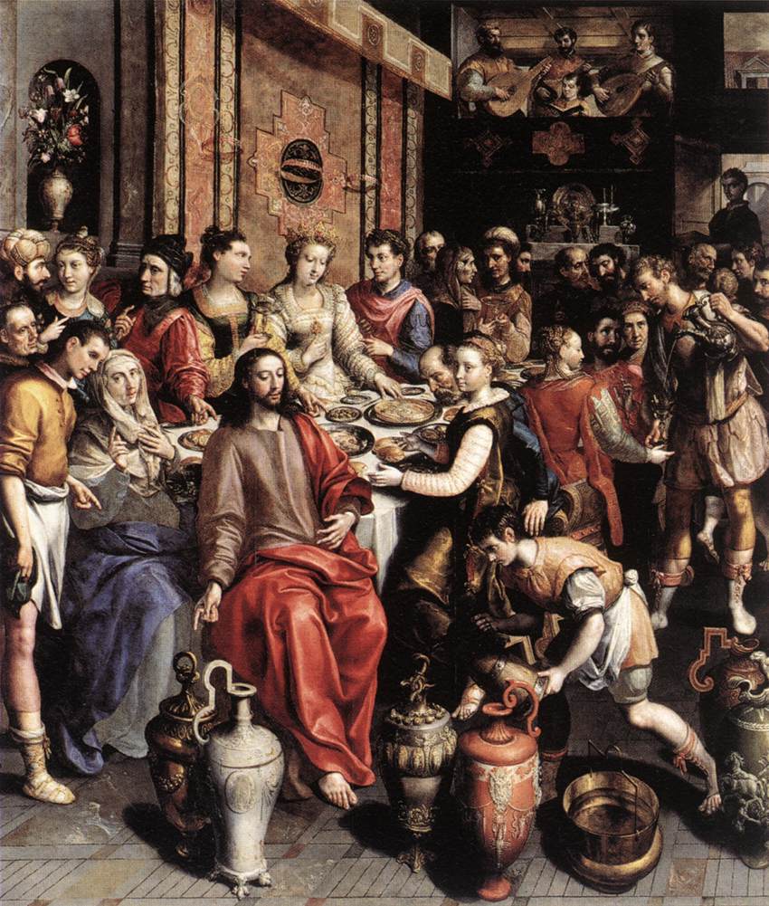 The Marriage at Cana by VOS, Marten de