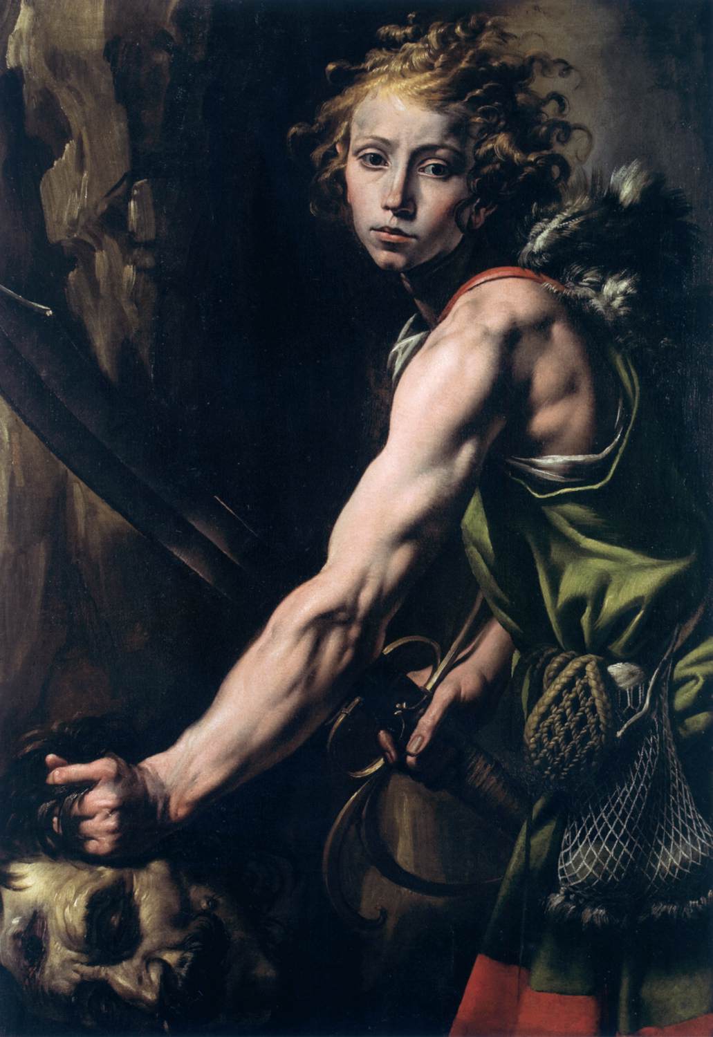 David with the Head of Goliath by TANZIO DA VARALLO