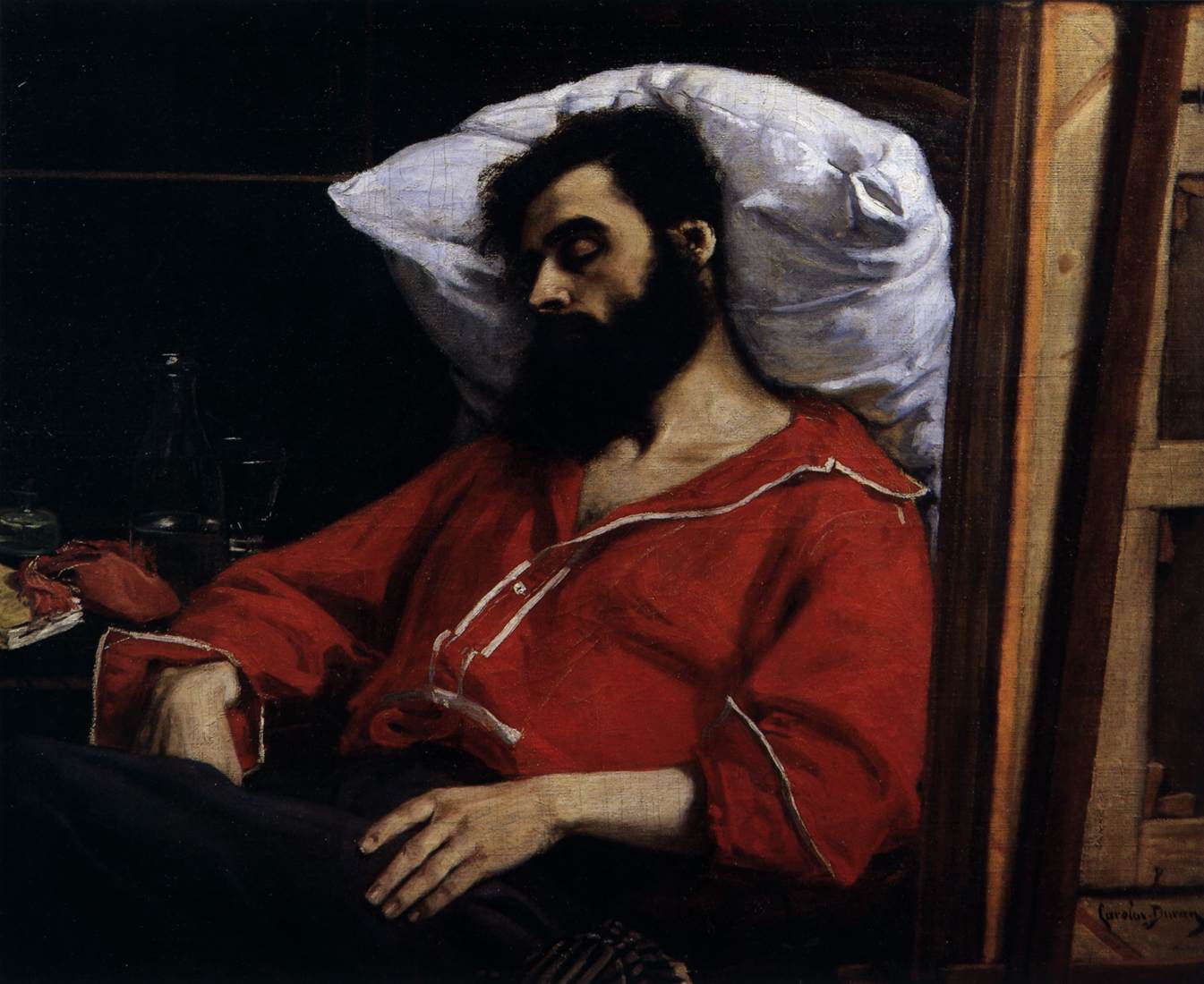 The Convalescent or The Casualty by CAROLUS-DURAN