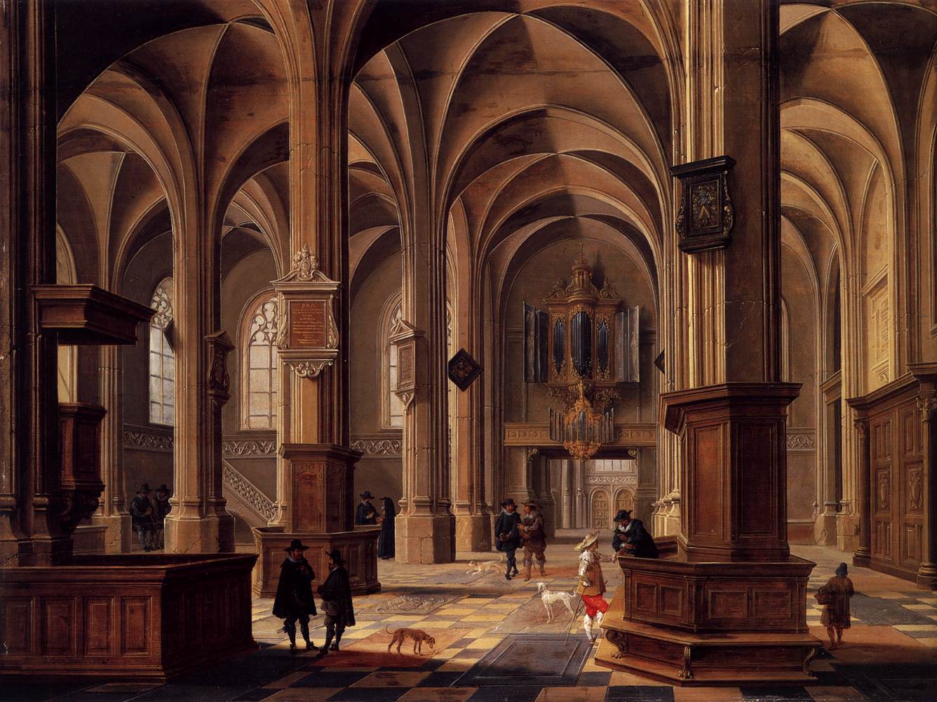 Interior of the Cunerakerk, Rhenen by BASSEN, Bartholomeus van