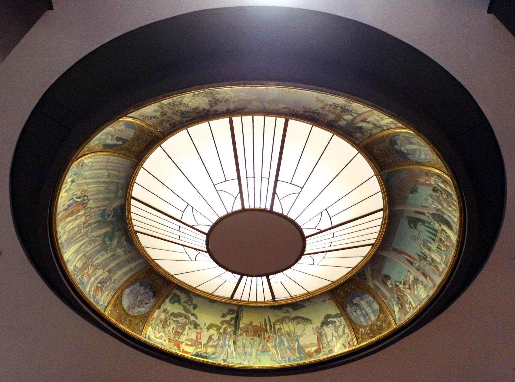 Cupola decoration in the Théatre des Champs Élysées (model) by